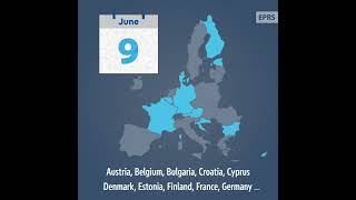 EU elections Mark your calendar useyourvote euelections2024 [upl. by Assela]