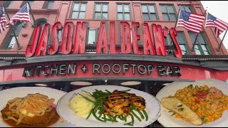 JASON ALDEANS KITCHEN  ROOFTOP BAR  Nashville Tennessee  Restaurant and Food Review [upl. by Joete255]