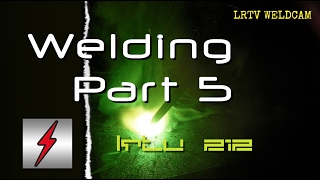 Land Rover Chassis Welding  Striking an Arc Welder and Welding Positions [upl. by Fred]