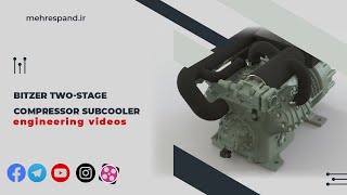 Bitzer twostage compressor subcooler [upl. by Eisso]