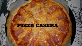 MASA PARA PIZZA CASERA [upl. by Ecnahs]