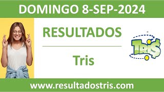 Resultado del sorteo Tris del domingo 8 de septiembre de 2024 [upl. by Roselyn]