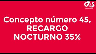 Conoce cómo se paga el Recargo Nocturno [upl. by Rainwater]