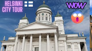 Helsinki City Tour 4K  Walking Along The Beautiful Places In Helsinki Finland helsinki finland [upl. by Naujtna139]