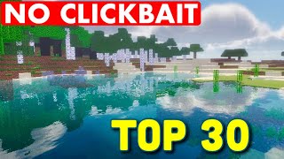 TOP 30 ULTRA REALISTIC SHADERS for Minecraft Bedrock Edition Best Shaders of 2022 [upl. by Guglielma]