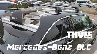 Montage des Dachtragers Thule Wingbar Edge Mercedes GLC [upl. by Launcelot652]