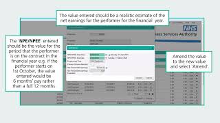 How a Provider can amend Performer Net Pensionable Earnings or Equivalent in Compass  England Only [upl. by Renat]