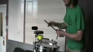 Beginners Lesson on Timbales How to play SongoCascara [upl. by Oriole]