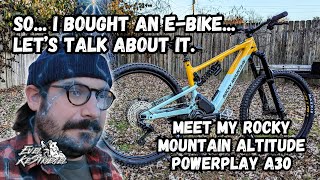 New EBike Day Meet my Rocky Mountain Powerplay Altitude A30 [upl. by Htbazile]