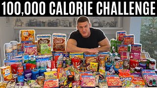 100000 CALORIES IN 24 HOURS CHALLENGE [upl. by Eissat6]