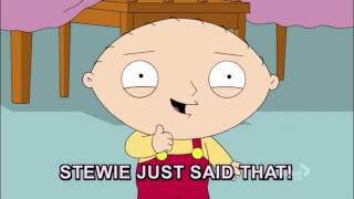 STEWIE JUST SAID THAT [upl. by Enihpesoj]