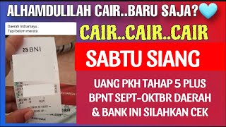 ALHAMDULILAHFIX PKH TAHAP 5 amp BPNT GILIRAN CAIR DAERAH amp BANK INI HARUS SEGERA DICEK SIMAK YA [upl. by Massie]