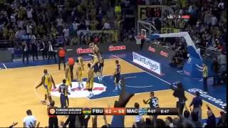 Müthiş tribün tepkisiyle iptal edilen basket faul  Fenerbahçe Ülker Maccabi Tel Aviv Playoff 1maç [upl. by Rennug]