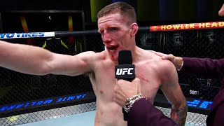 Jamie Mullarkey Octagon Interview  UFC Vegas 58 [upl. by Chaille]