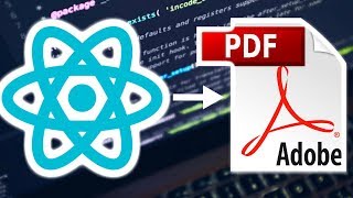 jsPDF Tutorial  Generate PDF in React  React jsPDF Example [upl. by Orfield]