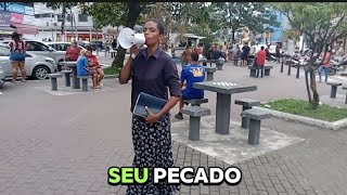 PARA ONDE IRÁ A TUA ALMA PECADO  O que a boca fala o CORAÇÃO TÁ CHEIO  PREGAÇÃO NA PRAÇA RJ [upl. by Asilef354]