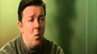 EXTRAS Bloopers Ricky Gervais  Youre Aware Im Gay [upl. by Orapma]