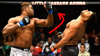 Vicious UPPERCUT KO Francis Ngannou VS Alistair Overeem Full Fight Highlights [upl. by Massiw]