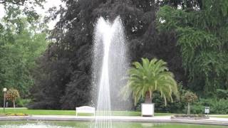 Wasserspiele Springbrunnen im Palmengarten Frankfurt a M [upl. by Shore]