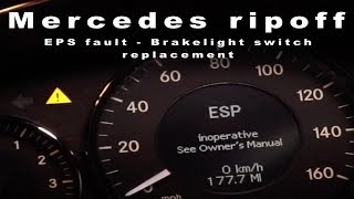 ESP Speedtronic inoperative brake light switch [upl. by Utir587]