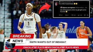 Nylyssa Smith Is Over The Caitlin Clark Hype Wants Out of Indiana caitlinclark trending fyp [upl. by Valsimot855]