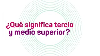 ¿Qué significa tercio y medio superior [upl. by Harms]