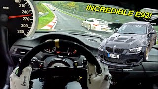 FASTEST BMW M3 E92 on the NURBURGRING [upl. by Hagile]