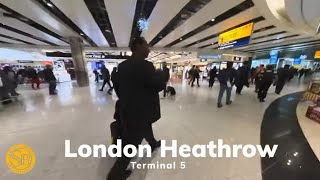 Heathrow Terminal 5 Walk [upl. by Fast128]