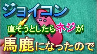 【知って得】ネジがなめた時の対処法、ジョイコンで説明 [upl. by Adnoral]