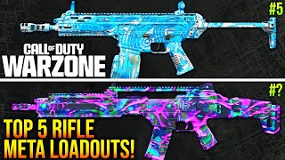 WARZONE New TOP 5 BEST ASSAULT RIFLE META LOADOUTS After Update WARZONE 3 Best Weapons [upl. by Hellene]