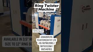 Ring Twister Machine For Sisal Jute Multifilament PP amp HDPE  Aawadkrupa Plastomech Pvt Ltd [upl. by Delcina]