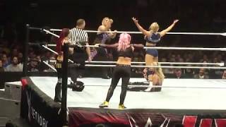 Beth PhoenixNatalya vs Ruby RiottLiv Morgan vs Lacey EvansTamina WWE Live Brussels  9519 [upl. by Platas]