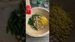 سالاد رژیمیسالادلوبیا غذایگیاهی رژیمکاهشوزن آشپزی ایده food salad healthyrecipes diet [upl. by Annice]