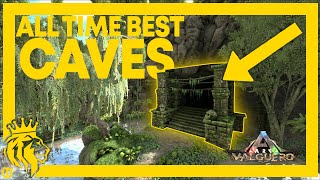 TOP 8 All Time BEST CAVES on Valguero  ARK Survival Evolved [upl. by Phene]