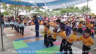 Trò chơi dân gian kéo co Trường mầm non Thuỵ Quỳnh 2013 [upl. by Adalie]