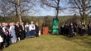 17 mai ved Hemnes gamle kirkegård 2014 [upl. by Yrebmik]