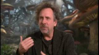 Tim Burton about Alice in Wonderland 2010 [upl. by Boni]