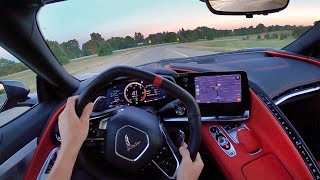 2020 Chevrolet Corvette C8 Stingray Coupe  POV First Impressions [upl. by Vernen892]