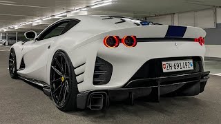 NEW 2022 Ferrari 812 Competizione w Novitec Wheels  Start Up amp HARD REVS Best V12 SOUND [upl. by Amiaj332]