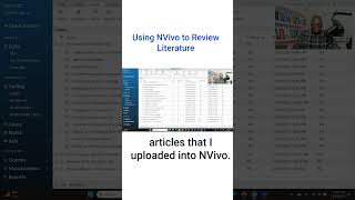 Using NVivo to conduct literature review [upl. by Anibor]