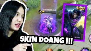 DI KATAIN PACAR SKIN DOANG 3 JUTA SKILL 0  PACAR BERCANDA   Mobile Legend Indonesia [upl. by Ulric]