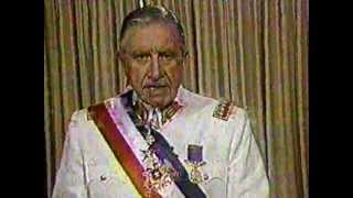 Pinochet Presidente de Chile Discurso de despedida completo con himno nacional [upl. by Aleksandr]