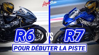 Yamaha R6 ou R7 pour débuter la piste [upl. by Fairman320]