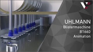 Uhlmann Blistermaschine B1660 [upl. by Kimber]