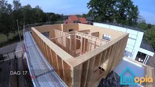 Houtskeletbouw in Actie Timelapse van Bouwen met Hout  Van Begin tot Prachtig Eindresultaat [upl. by Griz945]