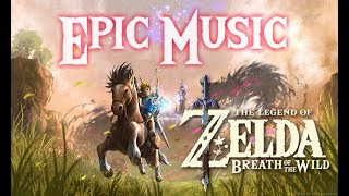 1 Hour of 𝑬𝒑𝒊𝒄 Zelda Breath of the Wild Music [upl. by Adnilasor]