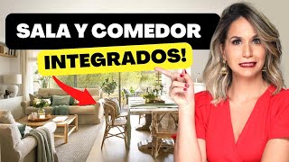 ✅ Mejores trucos para SALA  COMEDOR 🔥 13 Tips para decorar CONCEPTO ESPACIO ABIERTO [upl. by Zeidman]