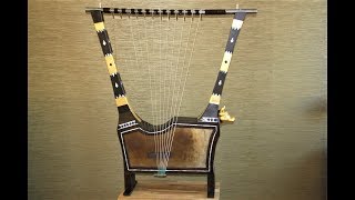 LYRE OF UR BUILT AND PLAYED BY LUC VANLAERE [upl. by Nosaes]