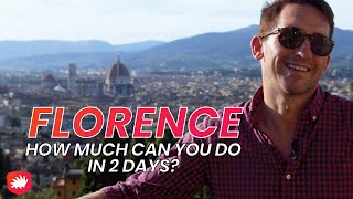 2 DAYS in FLORENCE Restaurants Attractions and More [upl. by Sneed]