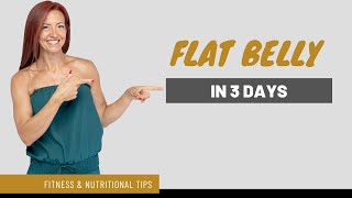 3 Day Flat Belly Detox Diet Plan  Beat Bloat and Inflammation [upl. by Ecirtnahs456]